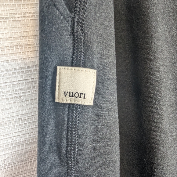 Vuori Halo Essential Oversized Hoodie & Joggers Set Black Heather Charcoal Large - Picture 12 of 15